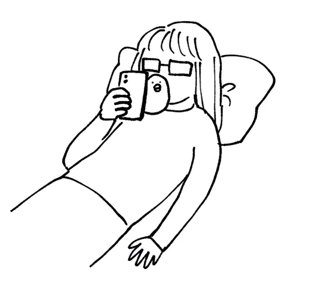 ツイッターしてる時にインコ外に出してると大体こう 