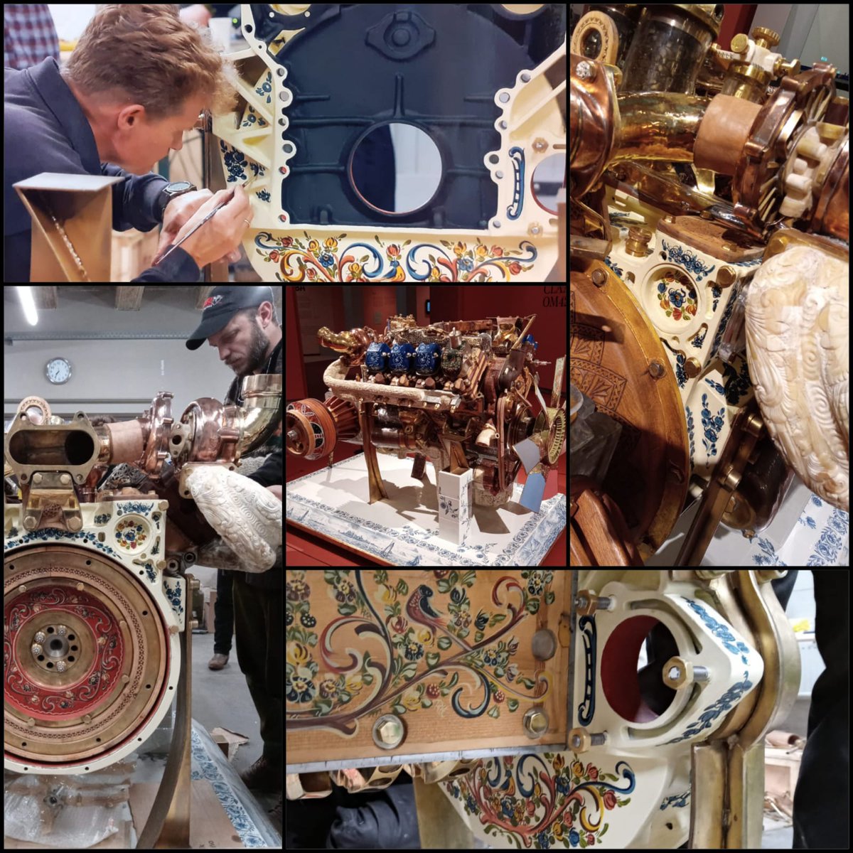 Roosje_RH's tweet photo. Terugblik 2019/2020: De Friese motor, https://t.co/dYXJcDCfca Uniek internationaal kunst project van Eric van Hove in samenwerking me Friese en buitenlandse ambachtsmensen. Initiatiefnemer het Fries Museum Leeuwarden @FriesMuseum @OmropFryslan @EricVanHove https://t.co/oYgJw63Gcl