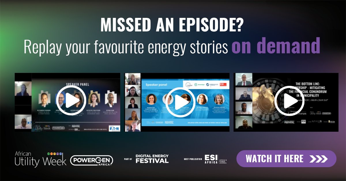 Looking to expand your insight in the power &amp; energy sector?
Watch #DigitalEnergyFestival on demand #freeofcharge

Hydropower, smart metering, digitalisation of power plants, women in energy &amp; more

Register: bit.ly/3l9z9zc
Already registered?: bit.ly/2MC8NKp