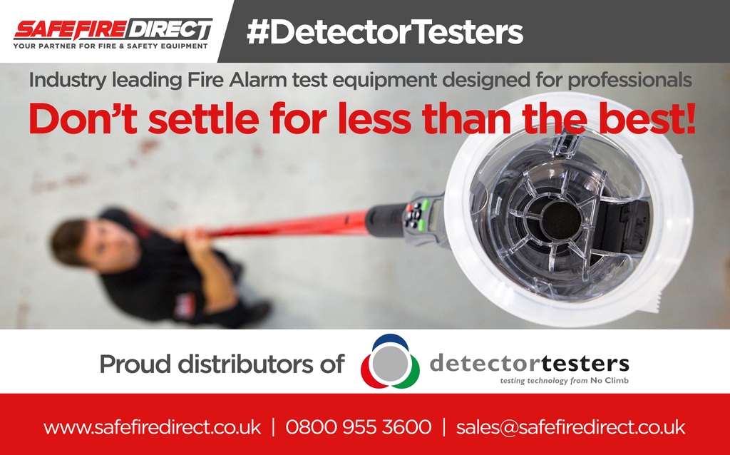 SafeFireDirect's tweet image. Testing Fire Alarm Equipment and Detection Systems? Don't waste time and quality of work with subpar testing products. Professionals only use the best equipment! See our @NoClimbProducts range here: cutt.ly/sjh1BZG 
#DetectorTesters #NoClimb #FireAlarmTesting #FireSafety