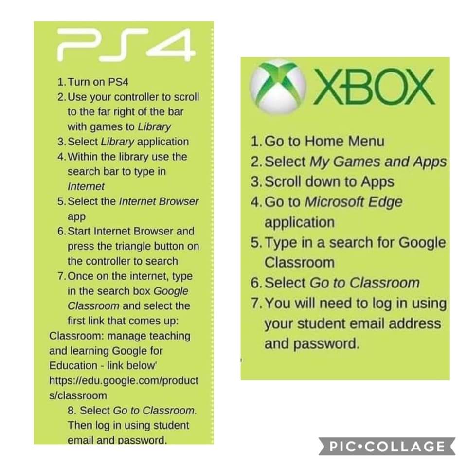 how to use google on ps4