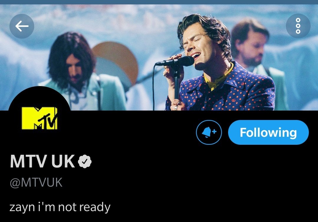 28OBSESSED's tweet photo. @MTVUK Mtv being a zarry 😌 https://t.co/YfiuX3SAQ8
