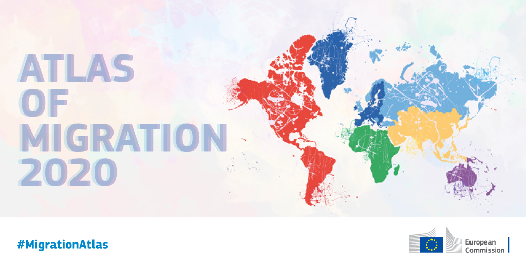 EU_JRC's tweet photo. Looking for data 📊 on migration?
Browse the 2020 #MigrationAtlas, & find profiles for all #EUcountries! The Atlas looks into the impact of #COVID19 on migration & supports the implementation of the New Pact on Migration & Asylum 👉 https://t.co/IR8mVEX3rv #MigrationEU #KCMD https://t.co/rq0F6yY4Pa