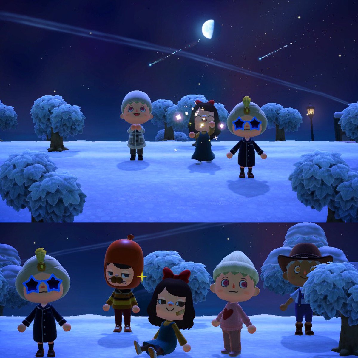 EntraideACNH's tweet photo. ⭐️🌙✨Les soirs d’étoiles filantes c’est toujours l’occasion de se réunir sur une île et créer de super souvenirs 🥺⭐️✨
Rejoignez-nous sur le serveur ☺️
https://t.co/PphUepuVQu
#acnh #AnimalCrossingNewHorizons #anchfr #communautéacnh #acnhinspo https://t.co/oAADGPcmuE
