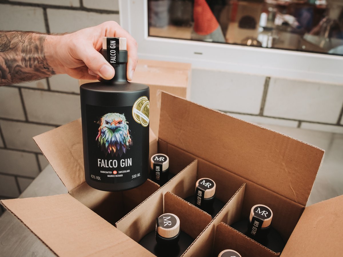 #falcogin #ginliebe #handgefertigt #premiumgin #schweiz