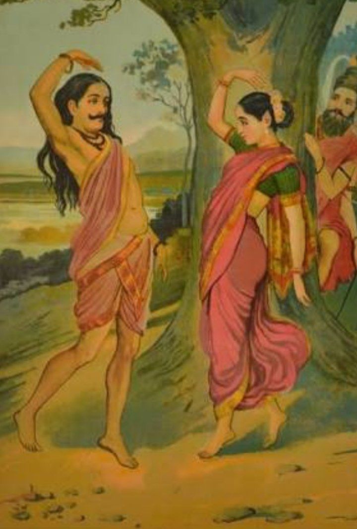 *Demon Bhasmasura was booned by Bhagwan Shiva that on whose ever head he puts his hand the person would burn to ash, he keeps his hand on his own head & burns when tricked ...by Sri Hari Vishnu bhagwan.