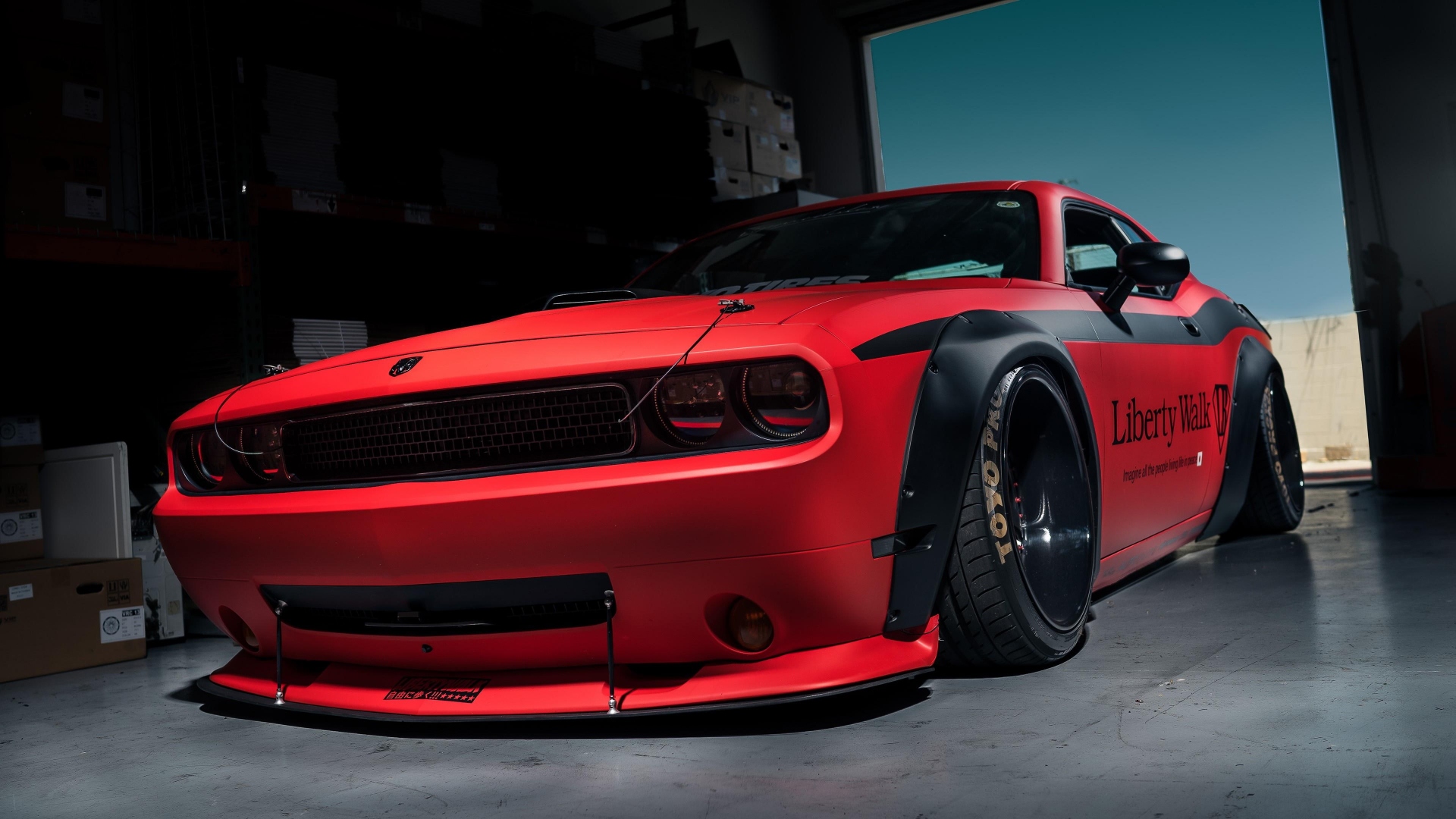 Twitter 上的 Mayawitch Naisen団 Dodge Challenger Custom By Libertywalk Deepredcolor Version 言わずも知れたアメ車です ワイルドスピードなどにも多数登場 深紅なカラーリングも似合う Dodge Challenger Dodgechallenger Libertywalk ダッジ ダッヂ