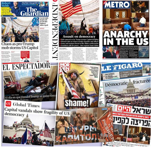 fbaker's tweet photo. For students of media and history: the day after is the perfect teachable moment/opportunity to compare-contrast coverage. Analyze words &amp; images. #medialiteracy #visualliteracy https://t.co/ik4HGvFot5
