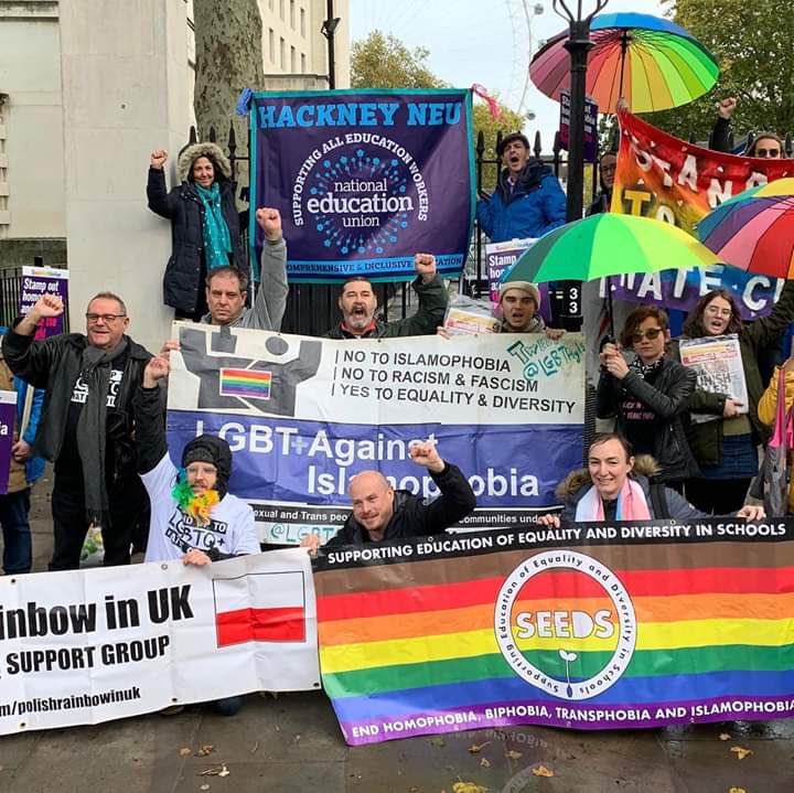UpLgbtq's tweet photo. @NEUnion 

#NEU #trustteachers #COVID19 #schools #keepschoolsclosed #LGBTQ #NoToHate #SafetyFirst https://t.co/Ikck8xBczS