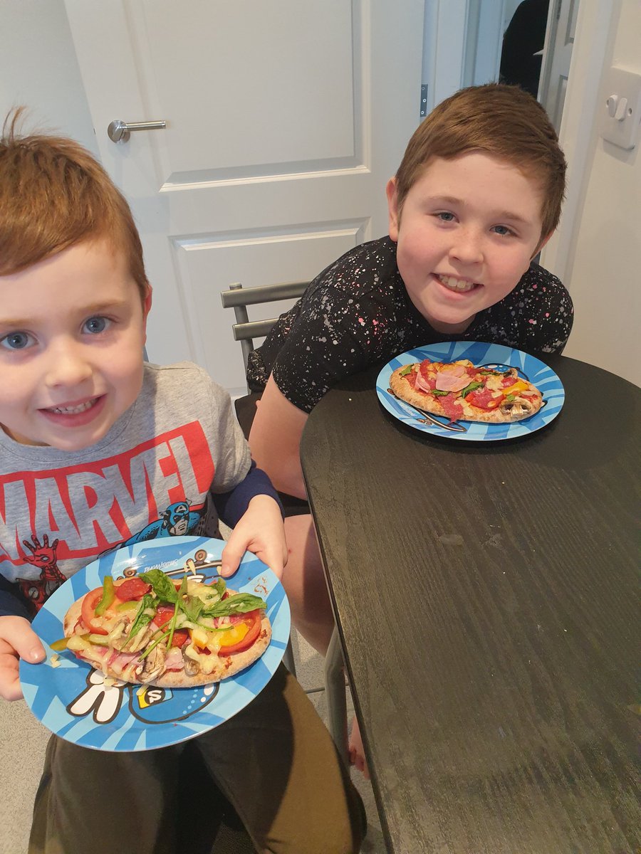 hannah211088's tweet photo. @ysgolbrynhedydd @YBHEarlyYears keeping these boys busy after a morning of "maths with mum". Making their own lunch too π #6CJ #RMA https://t.co/HvQUkRbYE6