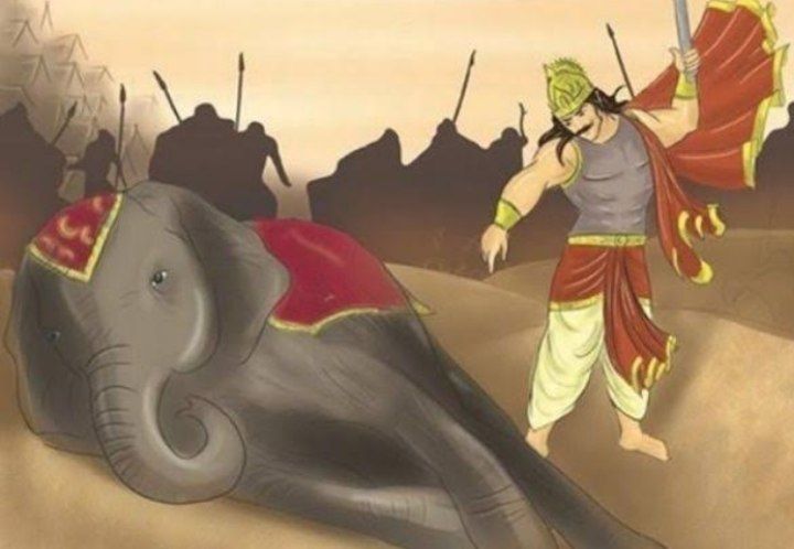 Bhima was given poison by duryodhana but he got the power of 10000 elephant as a boon when his body was thrown in a river& he met his great grandfather in nagaloka.