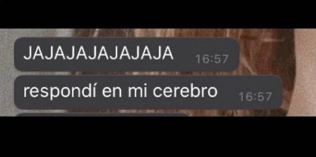 "por qué me dejaste en visto?"

yo: