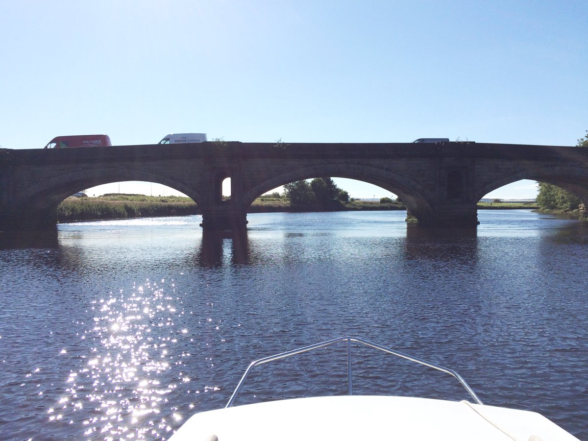 18.About right now I’m almost over the hazard – do I have enough water below me? - can’t turn back now.. #DeadSlow..thankfully, I’d done my homework and I knew (!) there’d be enough water beneath me to carry me under the old bridge.