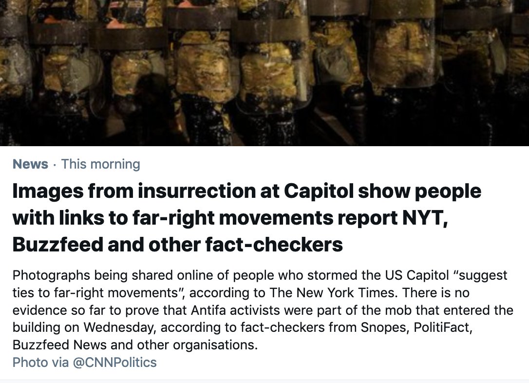 Predictably,  #CNN is crassly labeling yesterday's protest as an "Insurrection", clearly in order to demand a strong Police State response to any political dissenters. Under who CNN actually is - they are the propaganda organ of the Deep State & international corporate interests: