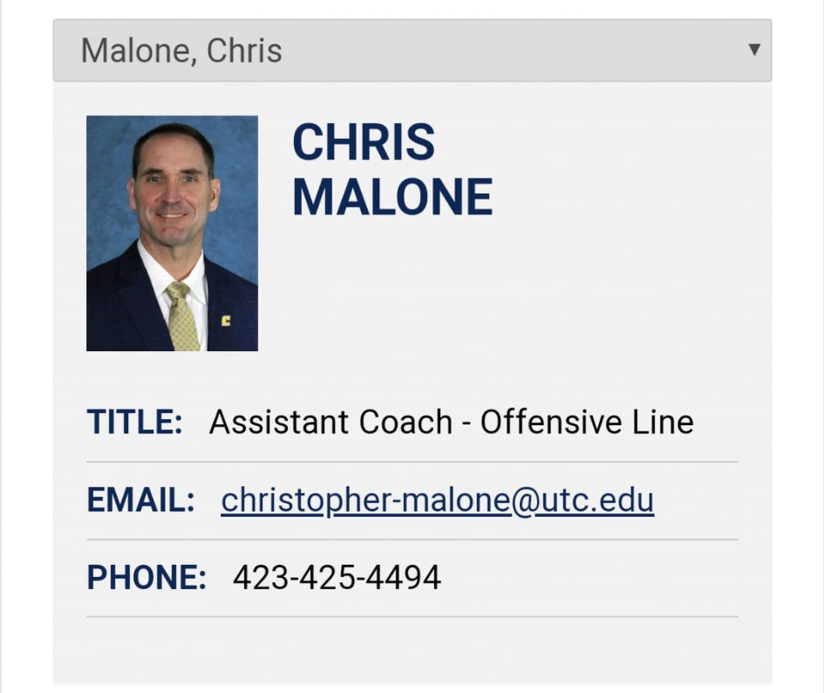 ELO531's tweet photo. I’ve gone ahead and emailed the Athletic Administration, Chancellor, and this “coach”. This is a vile display from someone responsible for teaching young men to be leaders. This is not what leaders do. He needs to resign or be removed. https://t.co/b5wqwtabVV