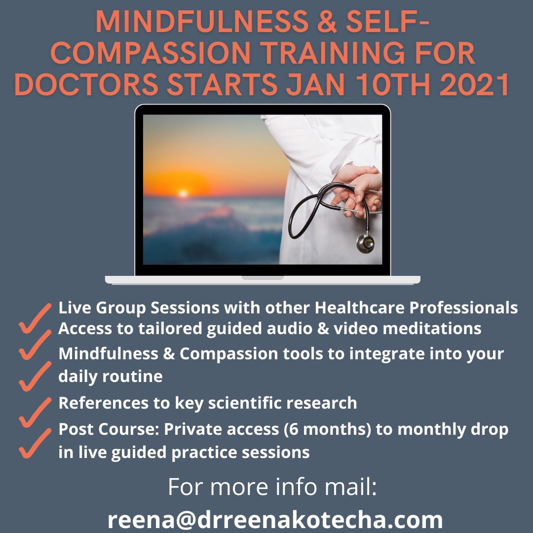 #Doctors there is still time to join us - we start this Sunday- DM or email me for more info! #MedTwitter #psychtwitter #teamgp