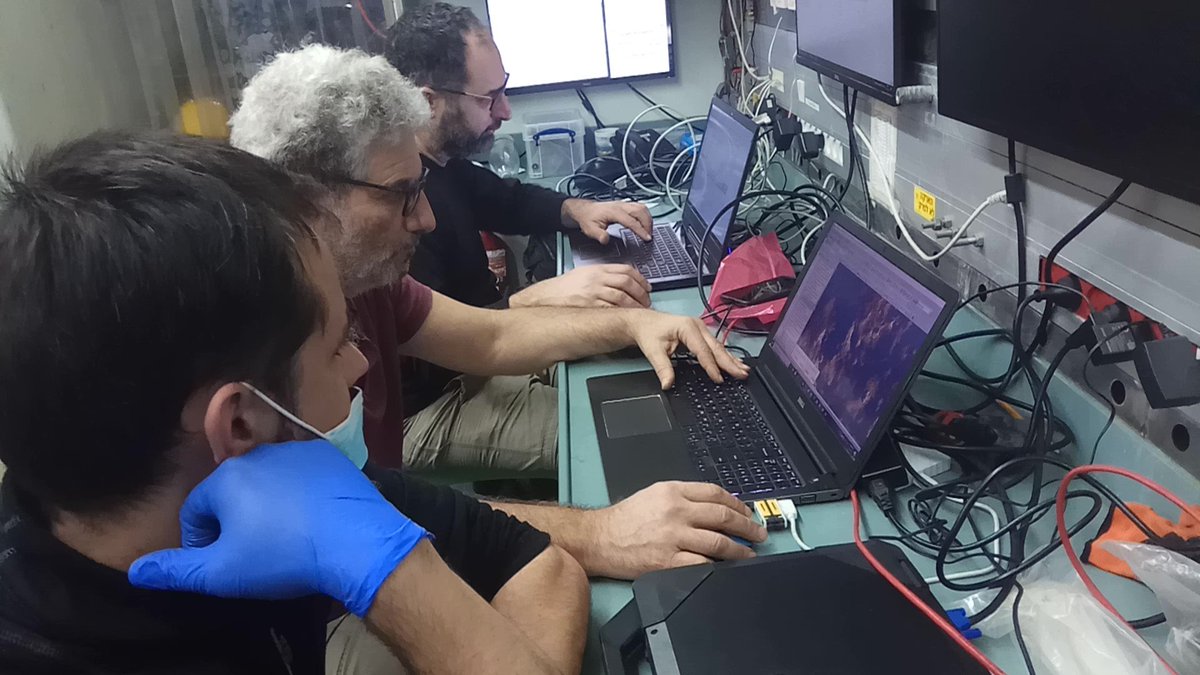 Exploration_Lab's tweet photo. Back on land with some great #AUV data and interesting sediment samples around #ColdSeeps
On board with @MakovskyYizhaq @BialikOr & @MaximRubinBlum
#AMElab #Mediterranean https://t.co/jeY15Or1Vf