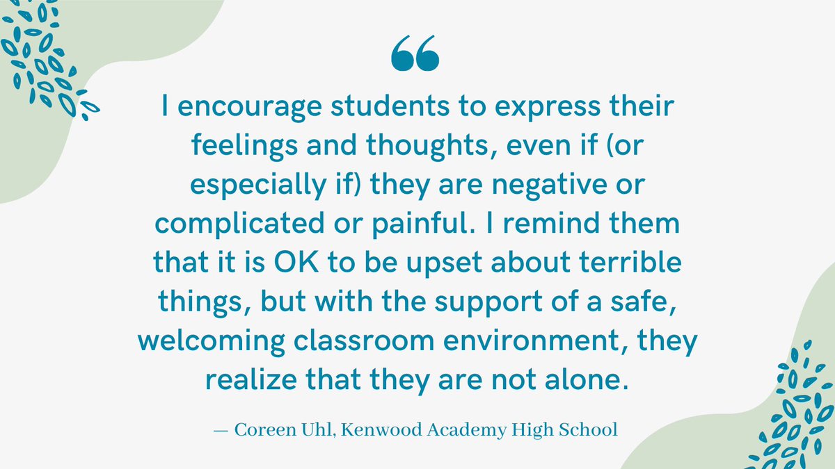 LearningForward's tweet image. Are you looking for advice on how to help students process the news? Here&apos;s a virtual school survival guide for teachers, by teachers on everything from working with parents to connecting with students virtually: ow.ly/cDyO50D2lcK #EduChat #TeacherPD
