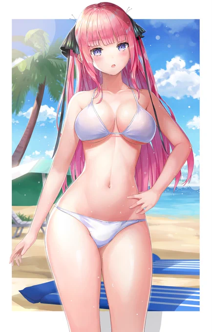 二乃 水着 ~ 2期楽しみ!#中野二乃 #五等分の花嫁 #五等分の花嫁2期 