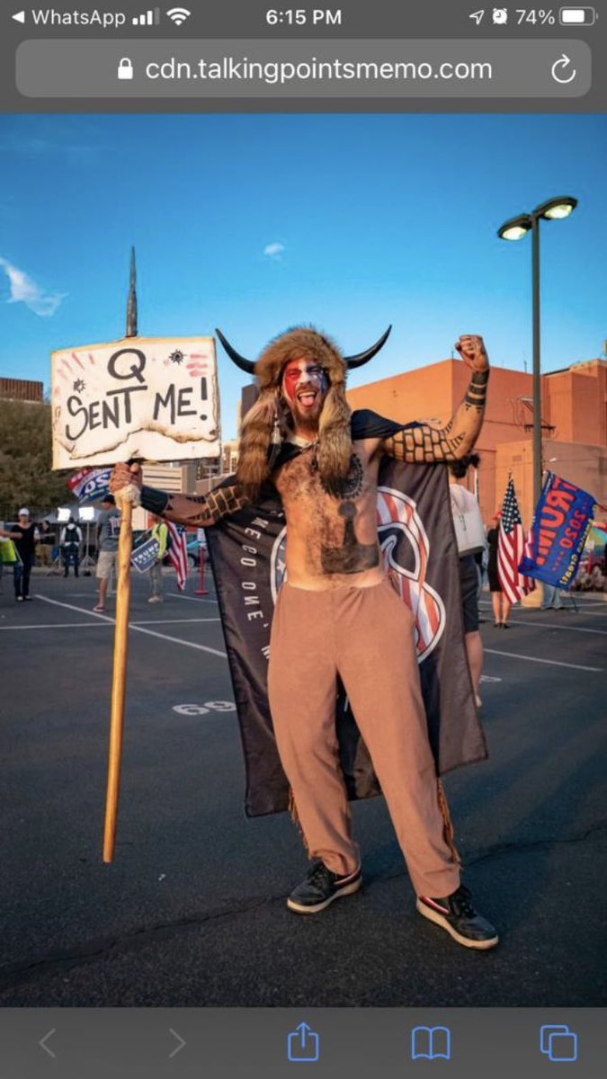 I want to thank him from the bottom of my heart  for risking everything for the safety of others. You may have seen him last night with Antifa.