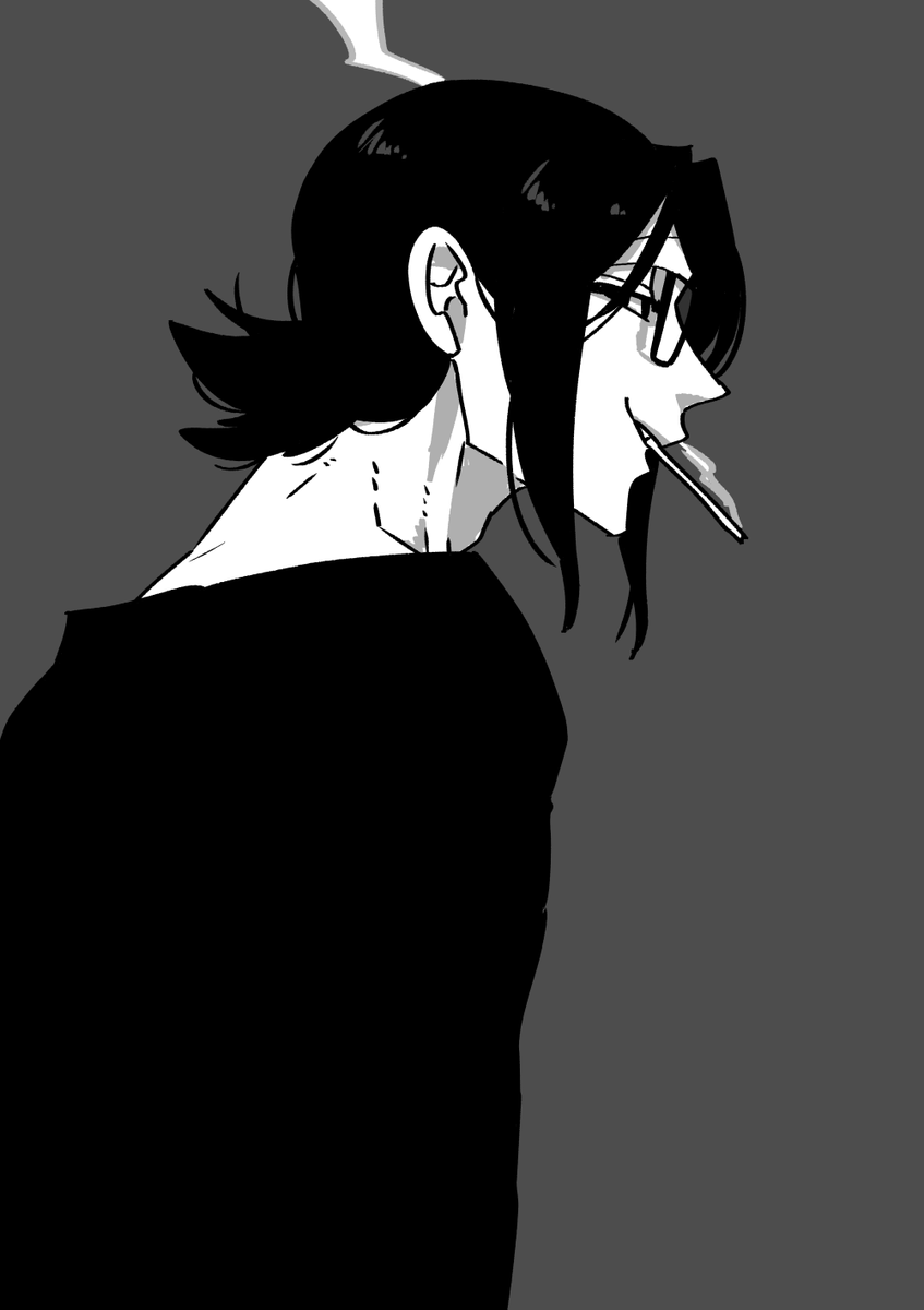 #あなたの描いたタバコの絵見せてください
白黒の絵ばっかりだよ。 