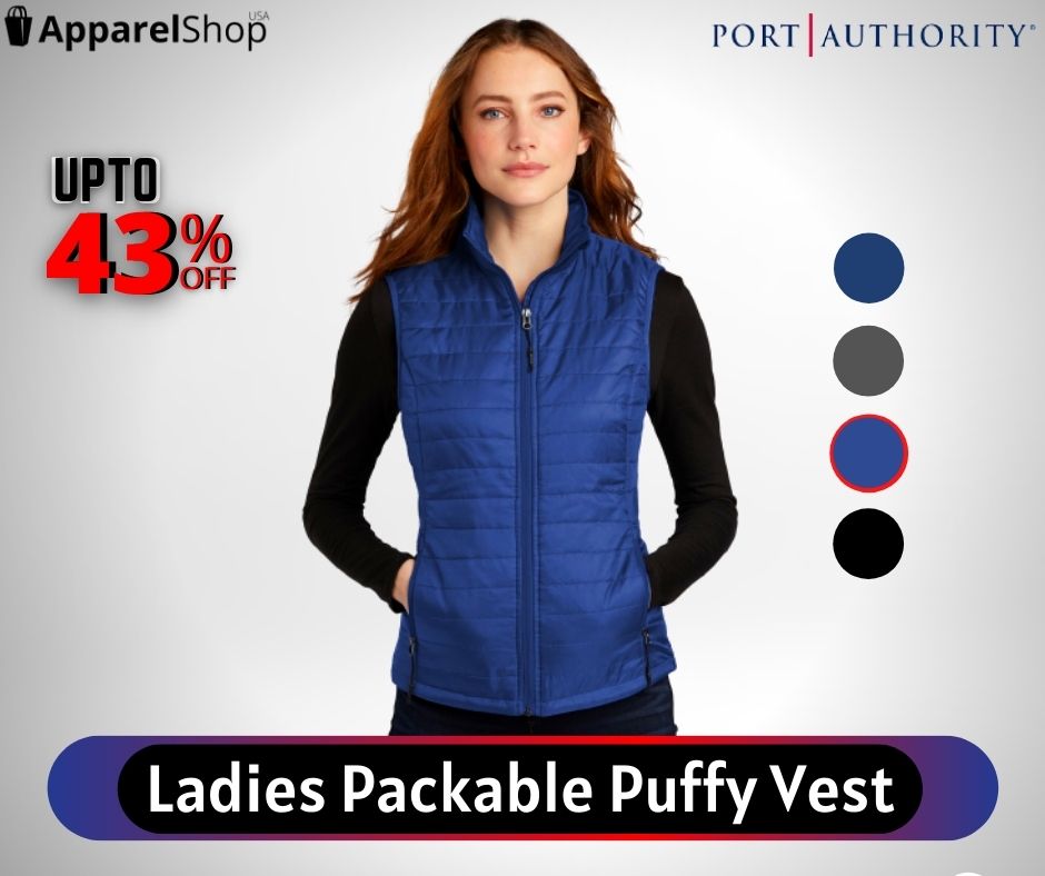 apparelshopusa's tweet image. Port Authority L851 Ladies Packable Puffy Vest, available in 4 colors, sizes up to 2XL. the sale is up now, hurry up! and grab yours.

order now: bit.ly/38mIeS8

 #fashionvest #quiltedvest  #wintervest #softshellvest #Womenswear #vest #Womensvest #polystervest