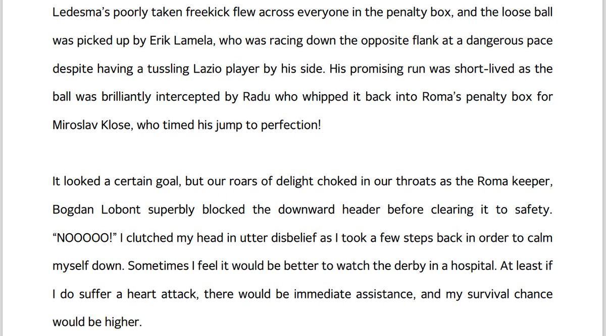 Lazio_Land's tweet photo. Last sneak peeks of Nigel's e-book.
#NigelGan #Lazio #Laziali #ebook #10000kilometersforyou #Tifosi #derbydellacapitale #Olimpico #SerieA #Rome #SFL #SSLazio #LaPrimaSquadraDellaCapitale https://t.co/IGDVd7oTij