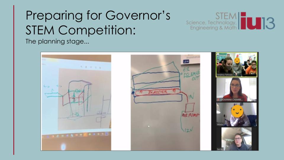 STEMatIU13's tweet photo. Students @IU13 Ms. Fellows Fairland Class have been preparing for the 2021 STEM Symposium @PADeptofEd- they had a virtual interview with YouTuber-"Becky Marshall Design" to learn more about fabric and material design #GovsSTEMComp #WorkWorthDoing #STEMinPA https://t.co/aJXe24DqWc