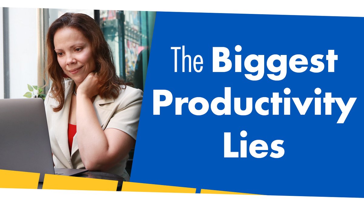 KristieStocker's tweet photo. #KristieTV Want to be more productive? Don't believe the myths! Learn the BIGGEST pitfalls surrounding #productivity and how to avoid them. Redefine what productivity IS in #leadership and you’ll achieve even MORE than you thought possible. Watch now ➡️  https://t.co/RP1QUJfRb0 https://t.co/xRnSAQQQIE