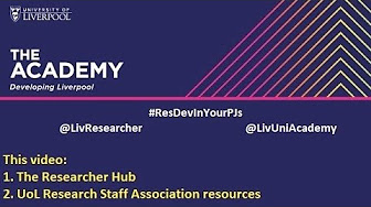 LivResearcher's tweet photo. #DidYouKnow Our @LivUniAcademy #ResDevInYourPJ’s videos are informal short (5-15mins) chats for researchers on a diverse array of topics & contain top tips & advice. Released here every few weeks. You can preview the full playlist- https://t.co/DH00xkQ0hw @UoL_RSA https://t.co/vHw2ctlL8m