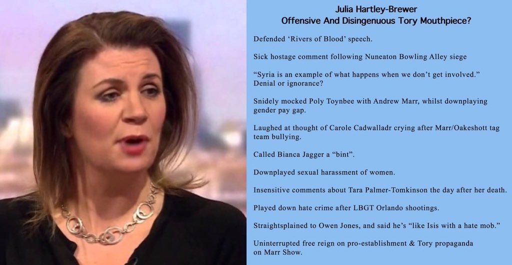 logansteven's tweet photo. @sajidjavid #Hypocrites  @BorisJohnson  All these lovely #TorySupporters were given a platform to big up #FacistTrump #RacistJohnson . #JuliaHartleyBrewer @darrengrimes #katiehopkins  #MarkFrancois the list goes on . #RiseOfTheRight https://t.co/j3jhjObRrr