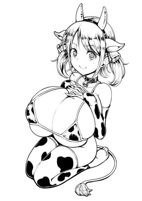 牛ロリ巨乳のらくがきです 
