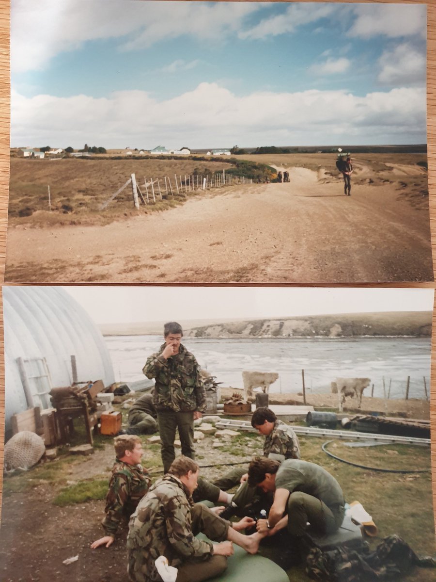 It's fair to say our new boots did not perform well. My fellow officer and I had carried extra first aid kit. But with our evening foot inspections and subsequent treatments we were rapidly running out. All of our feet suffered in the wet boggy conditions, tracks were minimal