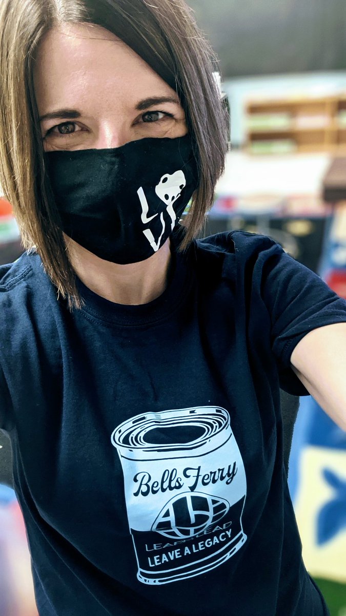 When your an Art Teacher, you put student projects in your shirt. I have to say, with all the big, hard things going on right now, I love my job. And I love when I can make it special. #bellsferryartrocks #ilovemyjob