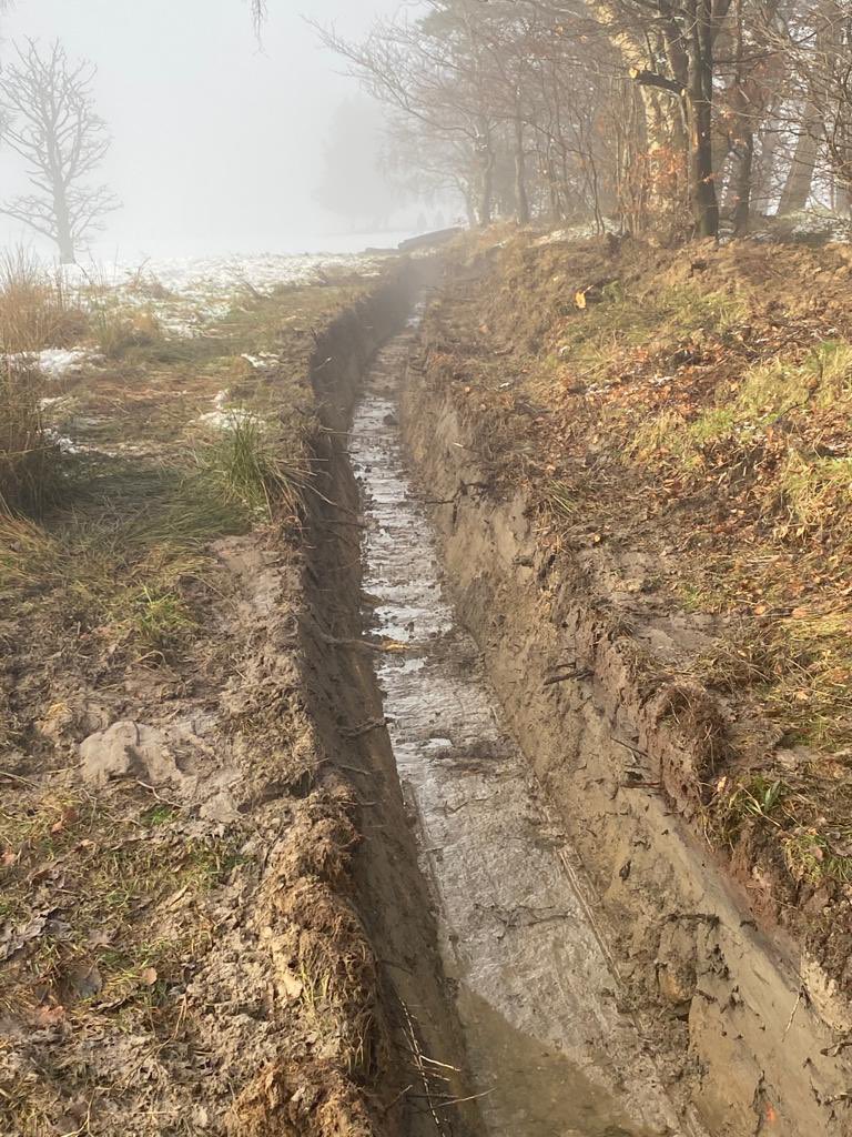 CarrickLimited's tweet photo. Drainage works starting today at a cold Airdrie Golf course https://t.co/Es2IS7cBvm