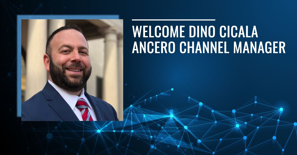 Ancero is proud to announce that <a href="/dinocicala/">Dino Cicala</a> will join the Ancero Sales team as Channel Manager of the Central and North New Jersey regions.
 buff.ly/3hPLN69 #TechTeam #AnceroRocs #CloudSolutionProvider #ChannelPartners #BLUEReferralPartners #ChannelManager