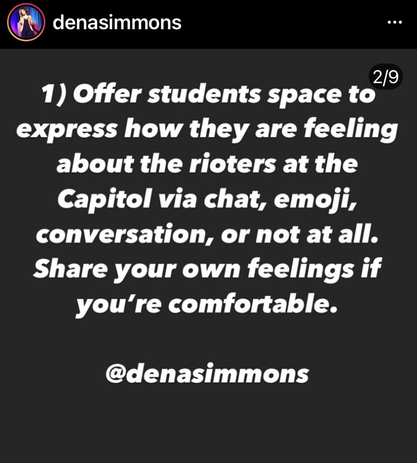 RashidaJGreen's tweet photo. @DenaSimmons dropped these gems on Instagram ♥️ She continues to lead the way with specific strategies educators can turn around and use today. America, this is a lot and while I’m still processing as a black woman I also feel compelled to help our youth process. Thanks, Dena ♥️ https://t.co/tgiibwofWE