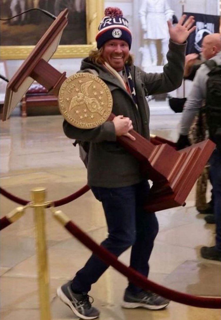 Do some compare/contrast work. Remember how, say, Native Americans and others were treated by police while protesting for water and sacred land. Remember how  #BLM protesters were treated.