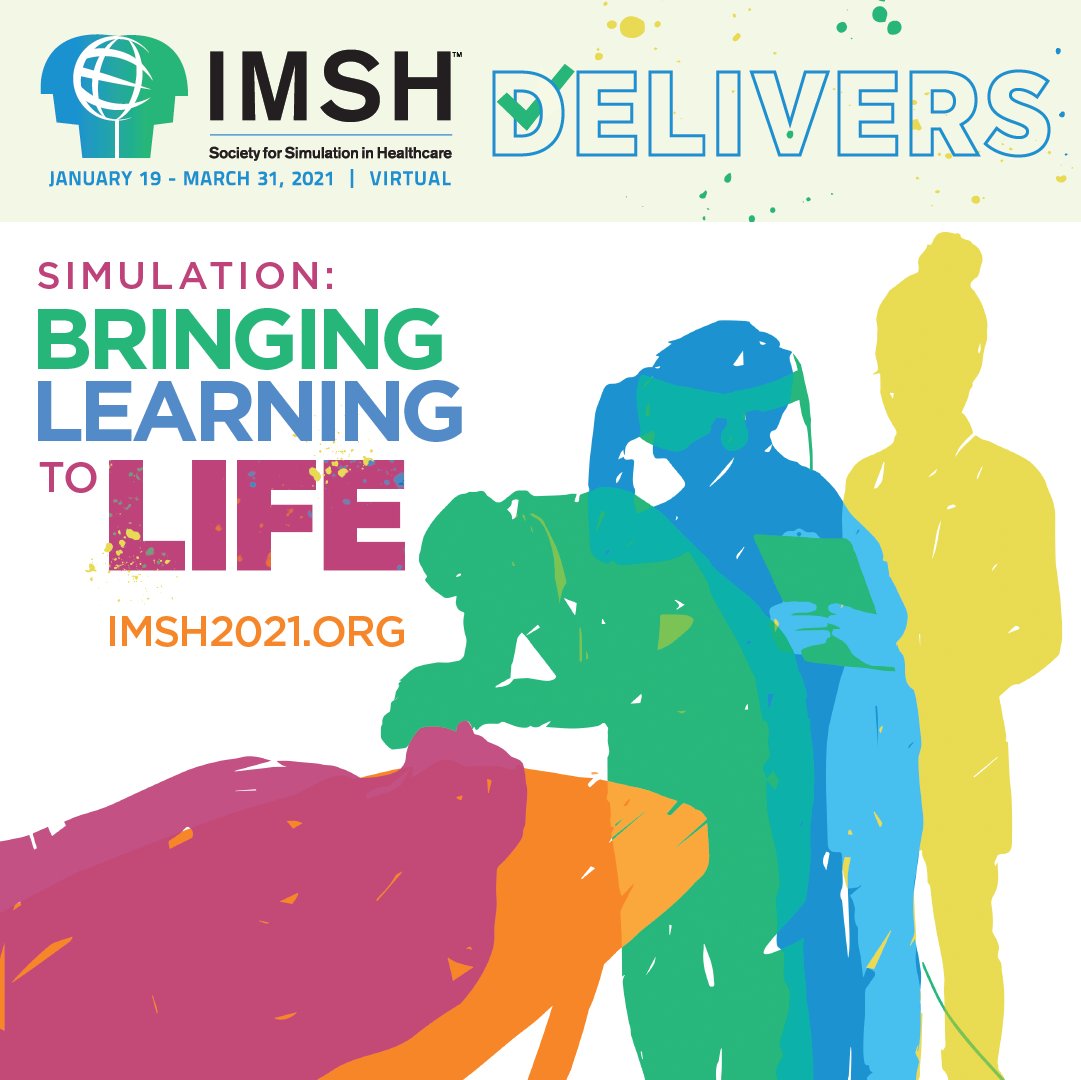 SSHorg's tweet photo. We are SO CLOSE! Our promise to you: 

IMSH Delivers is EVERYTHING you need in a #healthcare #simulation virtual conference. More than 1,100 attendees are registered! 

Live content begins Jan. 19. Find everything and register yourself &amp; team: https://t.co/iclS9fRPn0! 

#imsh2021 https://t.co/OXUKyVhR9H