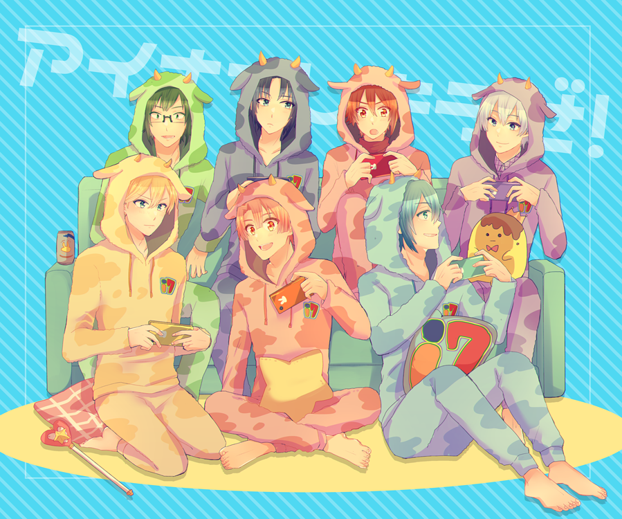 アイナナ「アイナナの日おめでとう～!2021年もアイナナしようぜ??
#アイナナの日 」|六りく🦘のイラスト