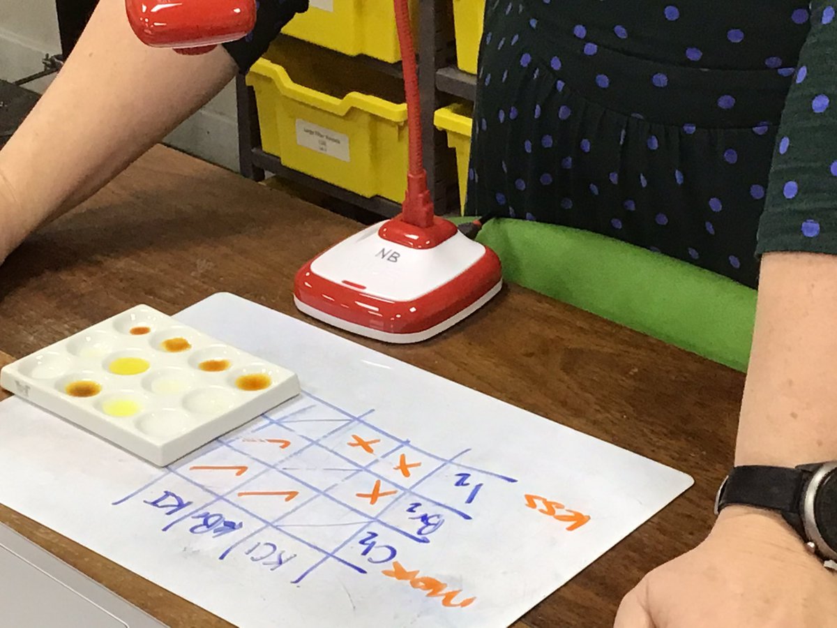 CryptScience's tweet photo. Mrs Bowes live teaching to #CryptYr9 with a demo of the halogen displacement reactions. #CryptInclusion #CryptPositivity https://t.co/hZSSYoEGFZ