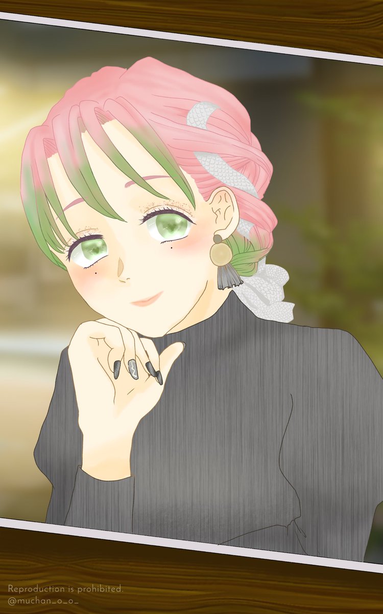 むむ あとは頼みます 現パロ 匂わせが許される女の子 鬼滅の刃イラスト 甘露寺蜜璃 呪術14巻でダメージうけたので絵を描く環境ないのにまーたスマホで描きました 肩バッキバキだわ 普段からスマホ描きの人 辛くないです