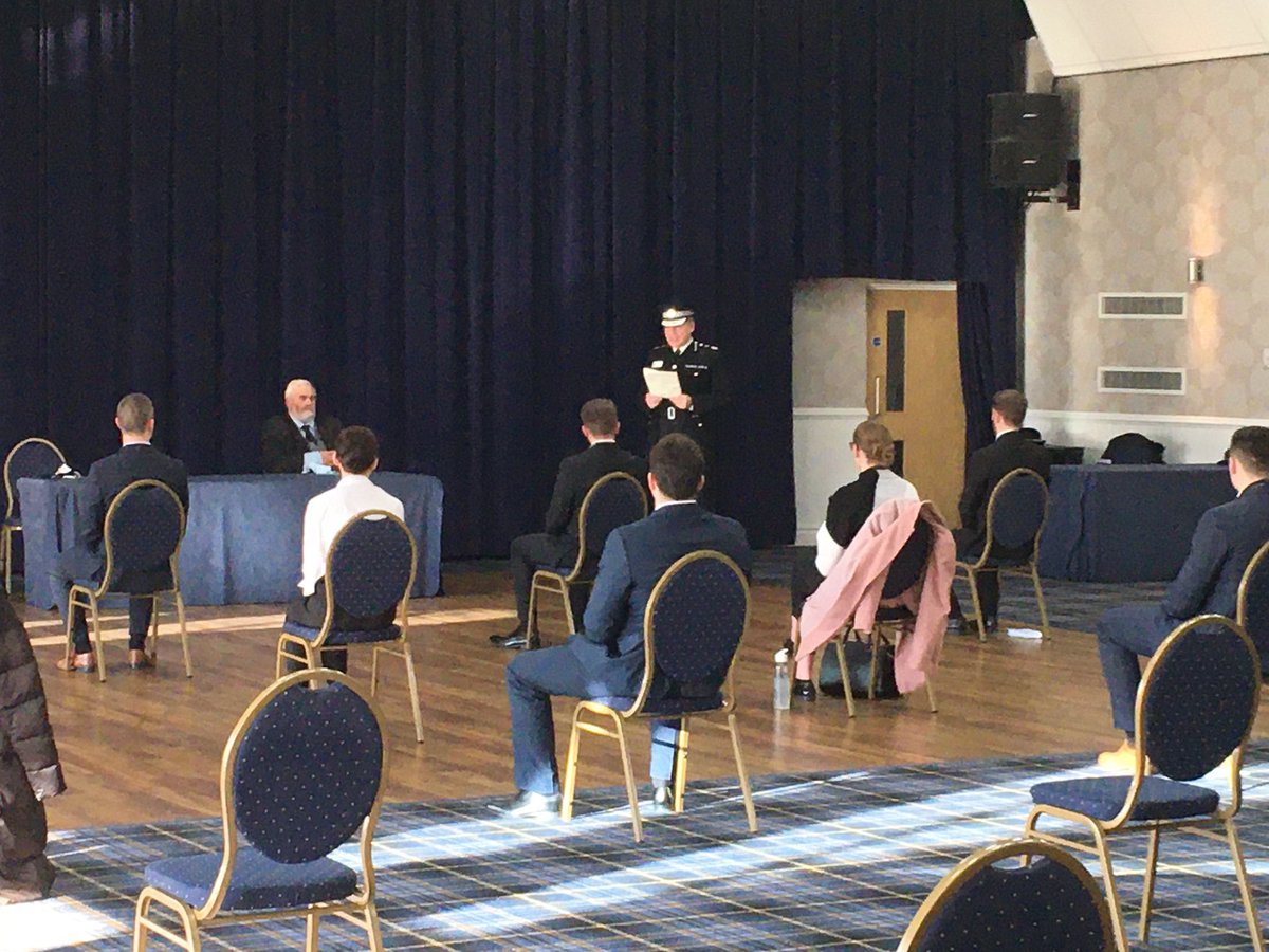At the Attestation of 48 new recruits to <a href="/WMPolice/">West Midlands Police</a>. The first intake of many this year. Great to see them and welcome them being sworn in with @DaveThompsonCC