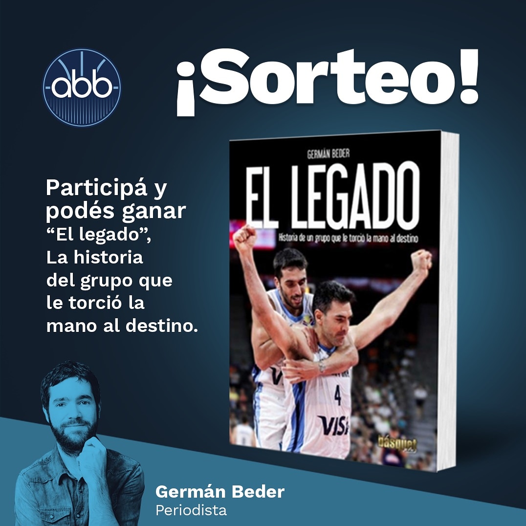 abbasquetbol's tweet photo. 🚨 #SorteoEnInstagram
🎁 ¿Querés ganarte "El Legado" de @gbeder?
👉Tenés que ir a nuestra cuenta de #Instagram darle like a la publicación en el feed y etiquetar a algún amigo.
🏠IG ABB 👇 https://t.co/I87vO9knFz
🏀 Mucha Suerte 🏀
¡Gracias @gcrisafulli por la donación! 👏 https://t.co/6eCUotg6Aa