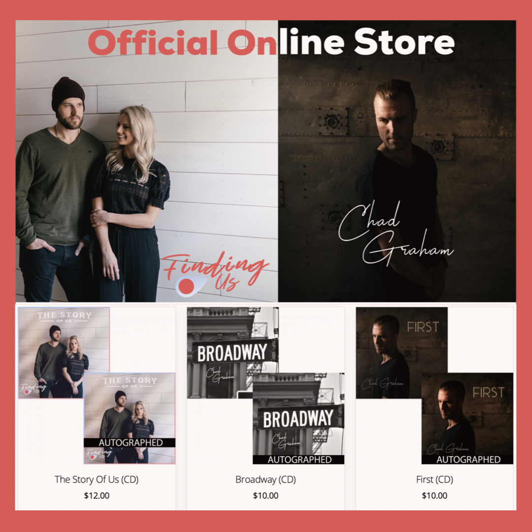 ChadMGraham's tweet photo. ALL autographed and regular 📀 from @ChadMGraham and @findingusband available in the official online store! 

Shop now: https://t.co/TMPolXUzTX https://t.co/dscRO6D0n8