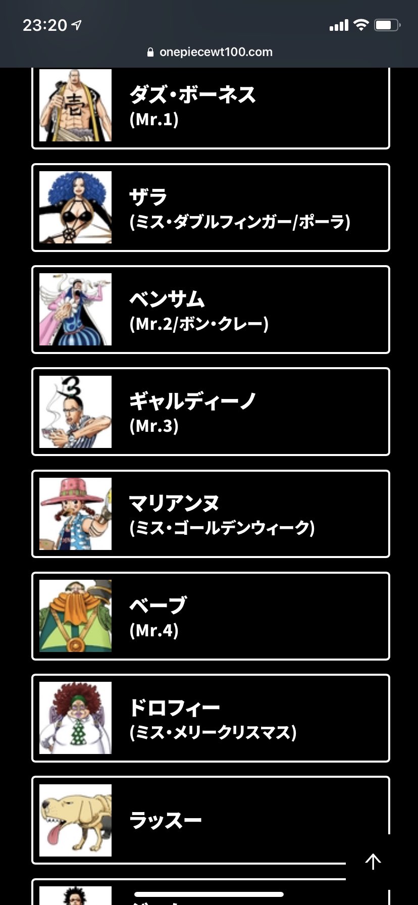 ゆうじ バロックワークスの人たち本名あったんだ ボンクレーのは知ってたけど T Co 7rwrbbdki7 Twitter