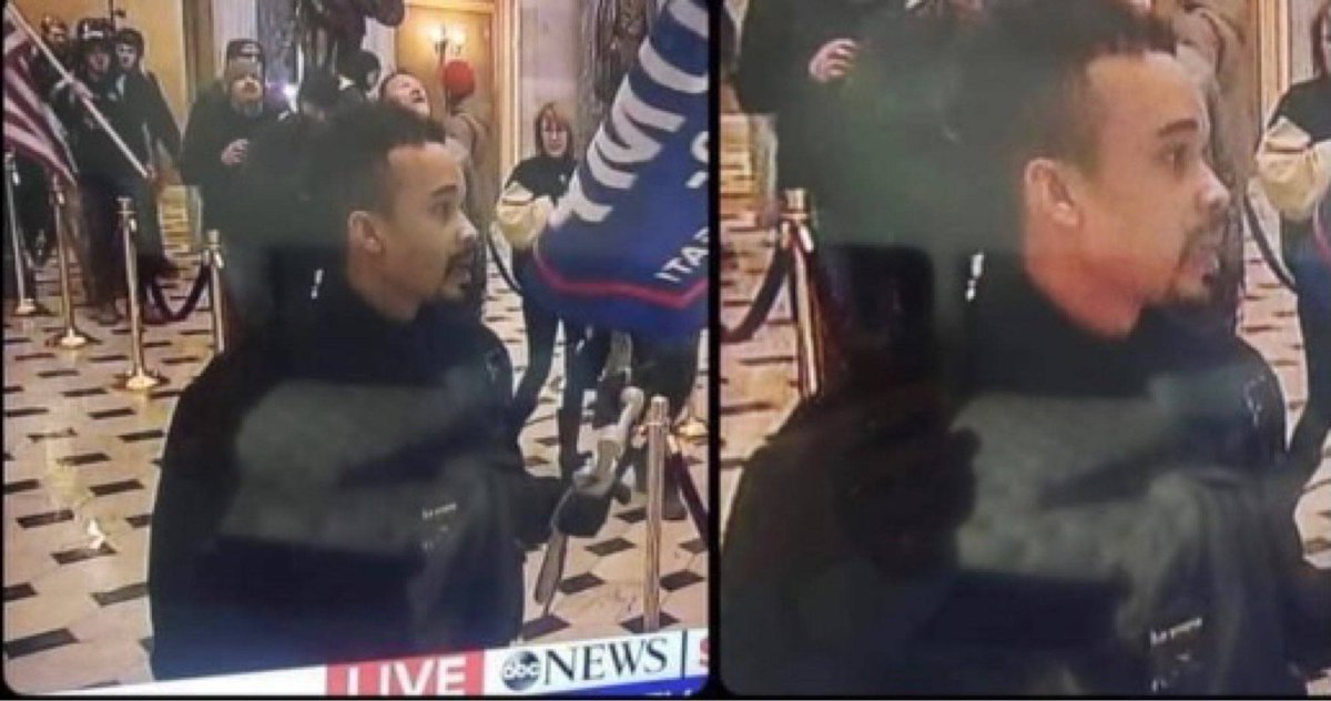 ArthurWainio's tweet photo. @JamesOKeefeIII Evidence those who stormed the Capitol they can start with John Sullivan of Utah, BLM activist... https://t.co/JiISYLNCIg