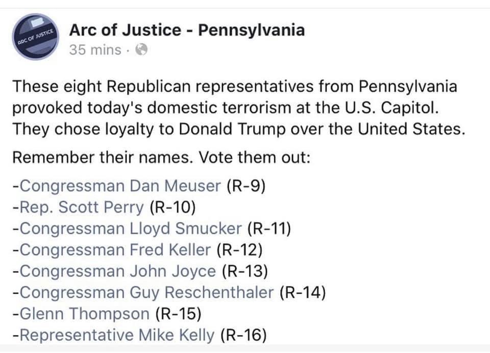 NastyPedagogue's tweet photo. Man, #GrudgePAC has their work cut out for them. This is just the PA reps, missing Mastriano, not to mention the horseshit going on in our state congress. https://t.co/Qv2ST0puyq