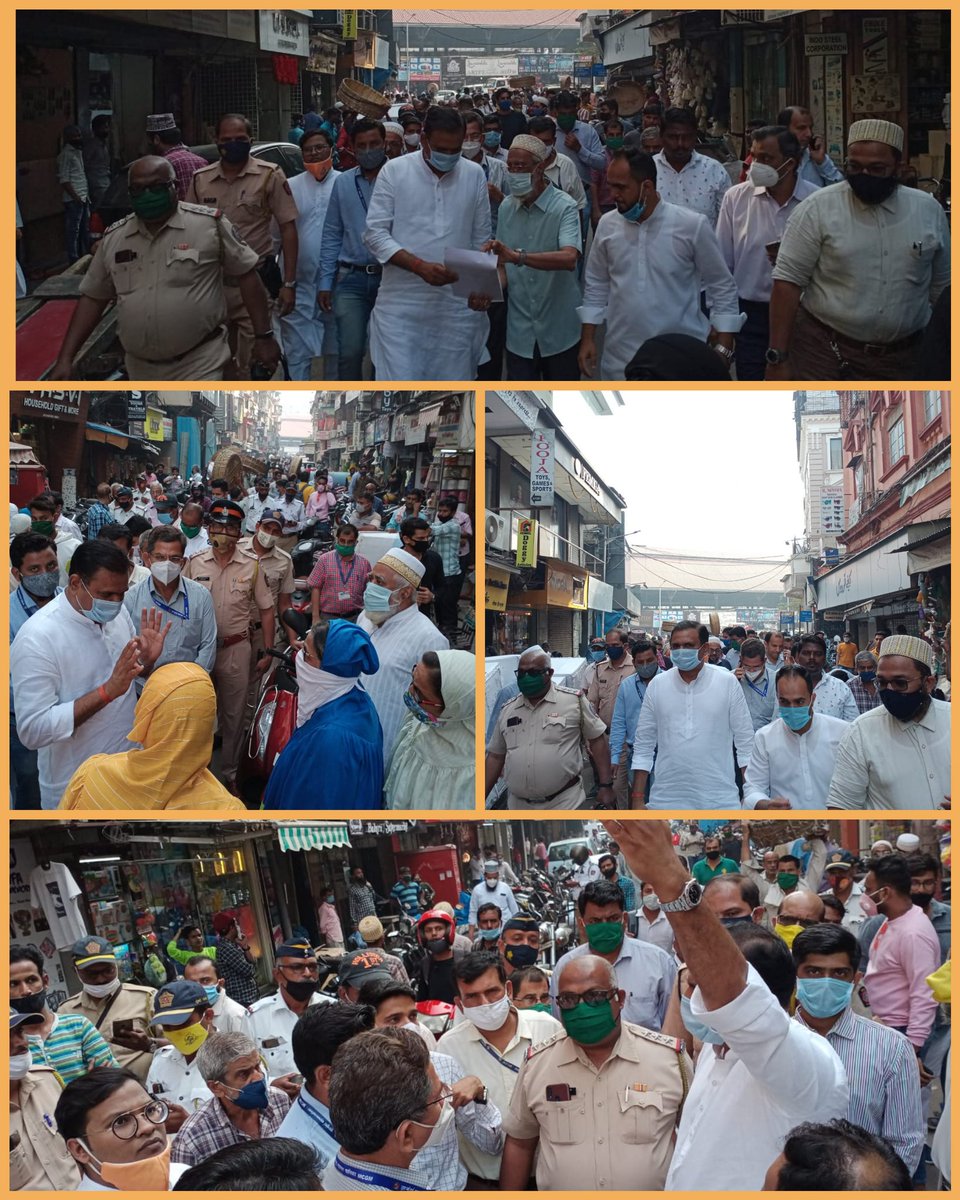 rahulnarwekar's tweet photo. Today discussed traffic and enroachment at #khokabazaar  with Traffic Sr.Police Inspector and MCGM officials and instructed them to take appropriate action.
@bjp4mumbai @Dev_Fadnavis @MPLodha https://t.co/ktd8ty9CCl