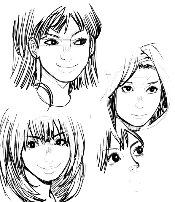 顔の練習などをしていた 